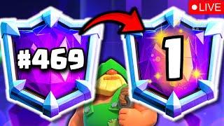 Clash Royale Live Trophy  push Challenge with mid ladder Deck#clashroyale #videos