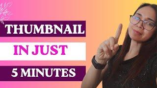 CANVA YouTube thumbnail tutorial #thumbnail #canva #tutorial