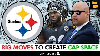 Steelers Rumors: 8 BIG MOVES That Could Create Over $40 Million In Additional Cap Space In 2025