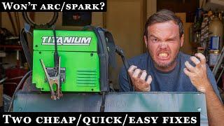 Harbor Freight Welder won't arc? Try this