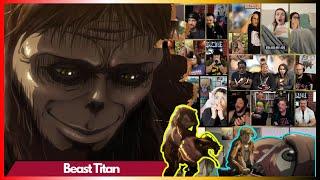 "BEAST TITAN?!" | Attack on Titan Season 2 Episode 01 REACTION MASHUP