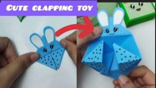 cute clapping toy || Origami toy | How to make paper toy | Amazing Origami paper toy || toy for kids