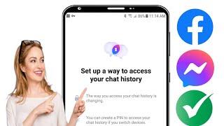 How to Fix Set up a way to access your chat history on Messager