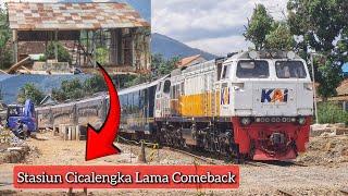 MENGEJUTKAN TERNYATA STASIUN CICALENGKA LAMA KEMBALI DI RAKIT ULANG LOH !