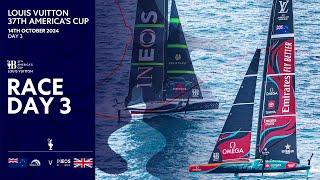 Louis Vuitton 37th America's Cup | Day 3 - LIVE