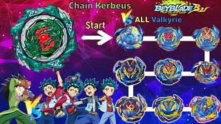 【 Chain Kerbeus VS ALL Valkyrie 】 Beyblade Burst BU ベイブレードバーストBU 베이블레이드 버스트 BU 체인 케르베우스 VS 올 발키리