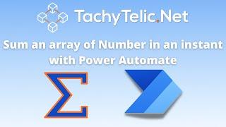 How to instantly sum an Array of numbers in a Power Automate Cloud Flow