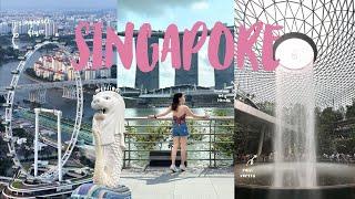 SINGAPORE VLOG  — USS, Merlion, Gardens By the Bay, Art Science, Where to Eat | jangtravels