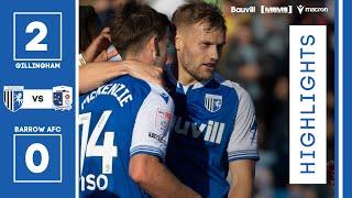 HIGHLIGHTS | Gillingham 2 Barrow AFC 0