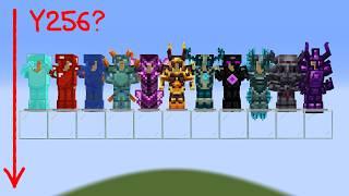 Which Armor Can Withstand a Fall from a Height of Y256? Which Armor Will Survive?