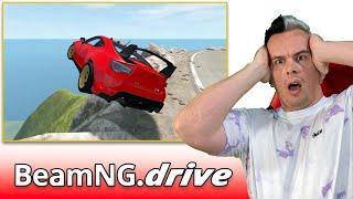 Pro Drifter Reacts to BeamNG Crashes!