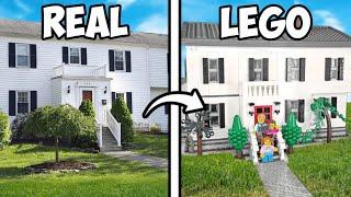 I used LEGO to remake My Real Life House...