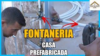 FONTANERIA COMPLETA CASA prefabricada, contendor. SISTEMA MULTICAPA y DESAGUES.