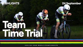 Team Time Trial Mixed Relay highlights | 2024 UCI Road World Championships