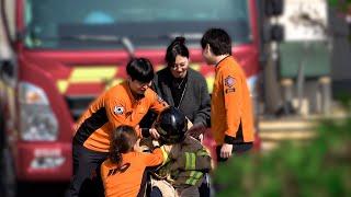 Disabled Child's Miracle Moment at the Fire Station