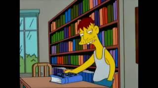 The Simpsons - Cletus at the Library