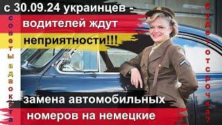 Замена украинских автомобильных номеров на немецкие. Оформление немецких номеров на машину.