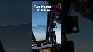 Two Mirage F1EE intercept F-14 | DCS World #dcs #miragef1 #f14