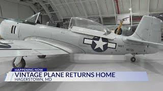 Vintage WWII aircraft returns to Hagerstown Aviation Museum