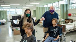 A nursing student and professor tour Linfield's new Portland campus