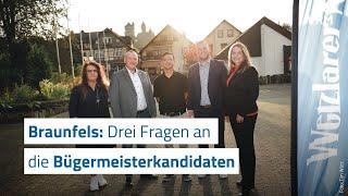 Braunfels: Bürgermeisterkandidaten stellen sich dem Publikum