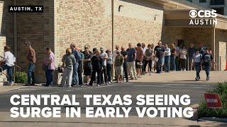 Suburban Texas counties see surge in voter turnout as early voting nears end