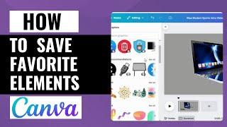 How To Save And Access Your Favorite Elements in Canva (Quick Tutorial)