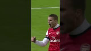 LUKAS PODOLSKI WITH A HAMMER OF A LEFT FOOT 