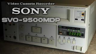 S-VHS Hi-Fi Видеомагнитофон SONY SVO-9500MDP Video Cassete Recorder SONY SVO 9500MDP