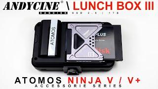 Atomos Ninja V+ Accessories - Angelbird AtomX alternative - Andycine Lunchbox III