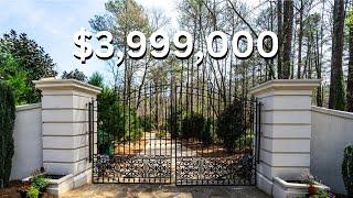 $3.9M Gated Sanctuary Buckhead Estate in Atlanta, GA I Atlanta Luxury Homes I #luxuryrealestate