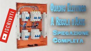 How to make an electrical panel in a workmanlike manner