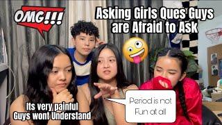 *I AM SHOCKED* ~ Asking GIRLS questions GUYS ARE AFRAID TO ASK FT. Gracy ~ Samu ~ Shrey