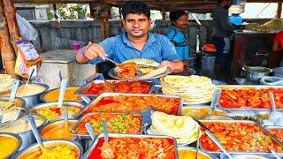 22 Types of Country Chicken Mutton Thali at only 30 Rs | SIB Shankar Dhaba