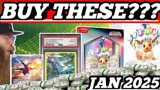 POKEMON INVESTING January 2025! Products & Cards IM BUYING This Month!