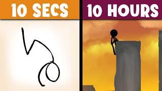 Animating Parkour in 10 Seconds vs 10 Hours