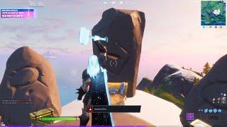 "Emote as Thor at mountain top ruins" Fortnite THOR EMOTE Challenge Location Thor Awakening Guide