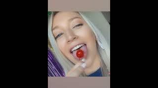 이 언니가 체리를 먹는 방법 Desirable Cherry Mukbang