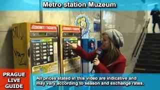 How to purchase ticket for metro, tram and bus in Prague, transport video guide part 2