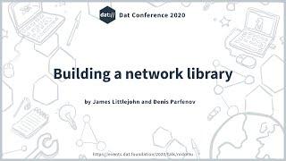 Building a network library