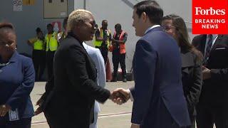 JUST IN: Secretary of State Marco Rubio Arrives In Kingston, Jamaica