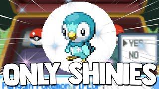 Pokemon Platinum but I can only use SHINIES