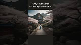 "South Korea's Unique Age System Explained" #shorts