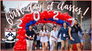 First Day of Classes as a UPenn Wharton First Year