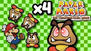 Paper Mario, but enemies attack 4 TIMES