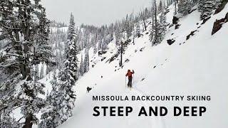 Missoula Backcountry Skiing: Steep Chutes & Couloirs in the Rattlesnake