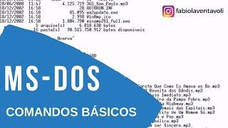 #6 - MS DOS COMANDOS BÁSICOS - SISTEMA OPERACIONAL