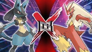 Lucario VS Blaziken (Pokemon Battle) | DBX