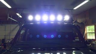 Flood light install on my custom built camper van.