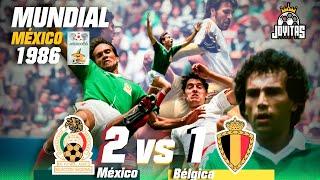 The DEBUT of the Tricolor in the World Cup in Mexico 1986 vs Belgium